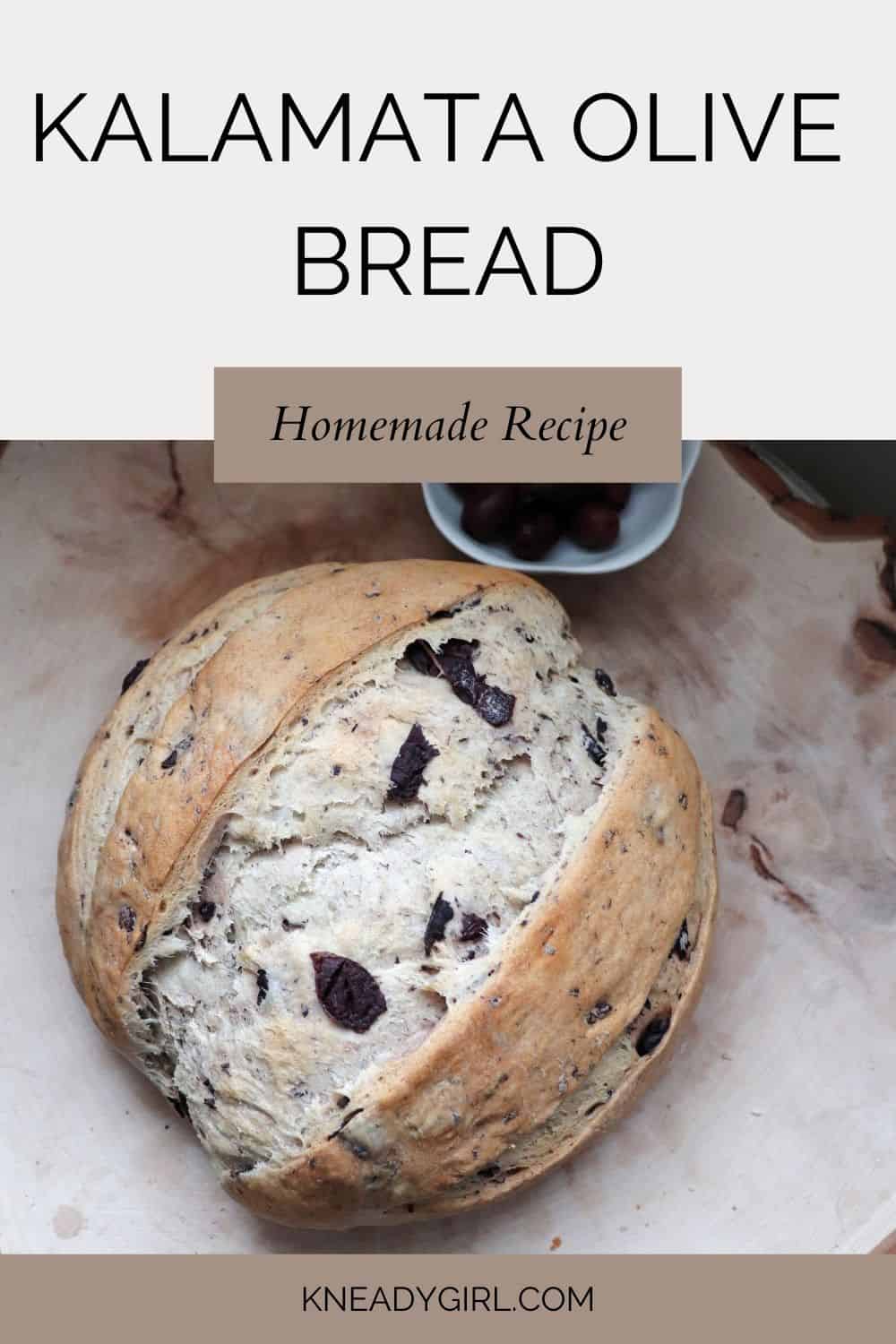 Kalamata Olive Bread Kneady Girl