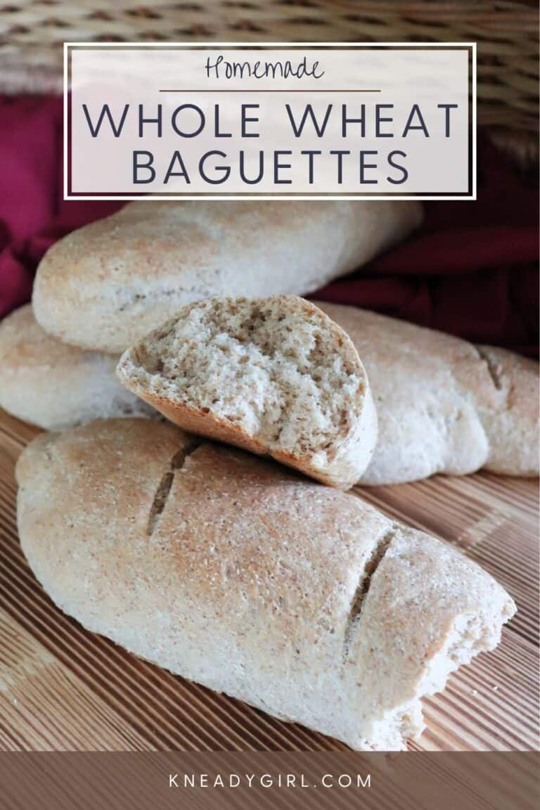 Easy Homemade Whole Wheat Baguette Recipe Kneady Girl